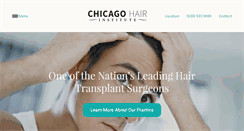 Desktop Screenshot of chicagohairinstitute.com